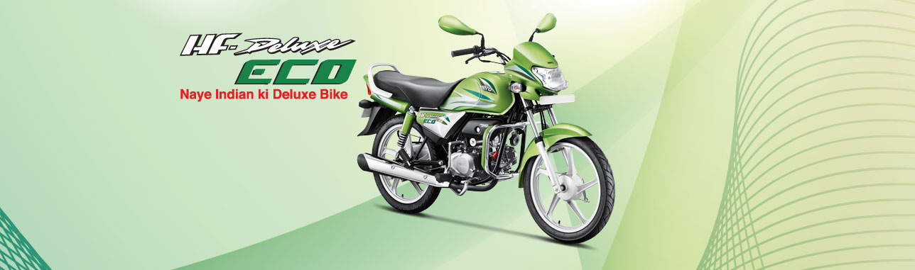 Hero hf discount deluxe green colour